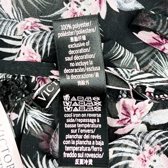 Victoria's Secret West Side Floral Chiffon Kimono Duster Robe Size XS/S - NWT - Picture 9 of 9